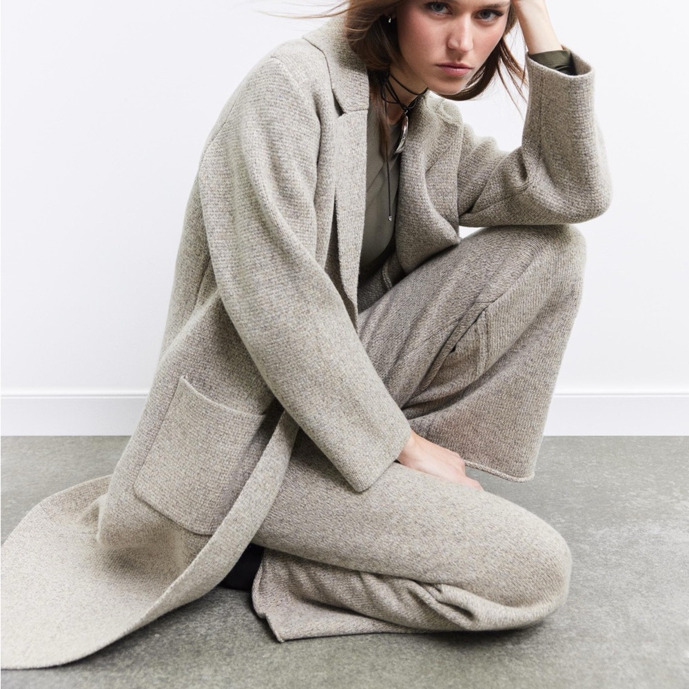 NWOT Zara wool blend knit pants